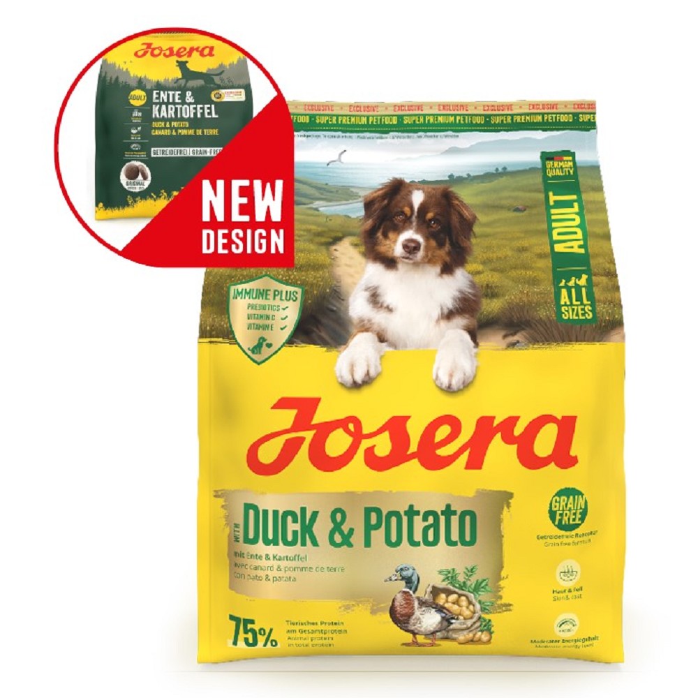 013574_013608__013642_AS_Adult_Duck_Potato Josera 3kg* A/S Adult Duck & Potato dog - Obrázek 1