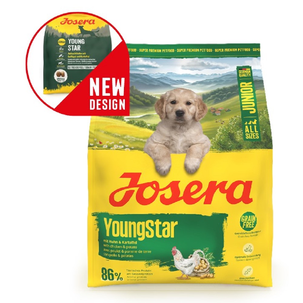 013584__013618__013652_AS_YoungStar Josera 12,5kg A/S Junior YoungStar dog - Obrázek 1