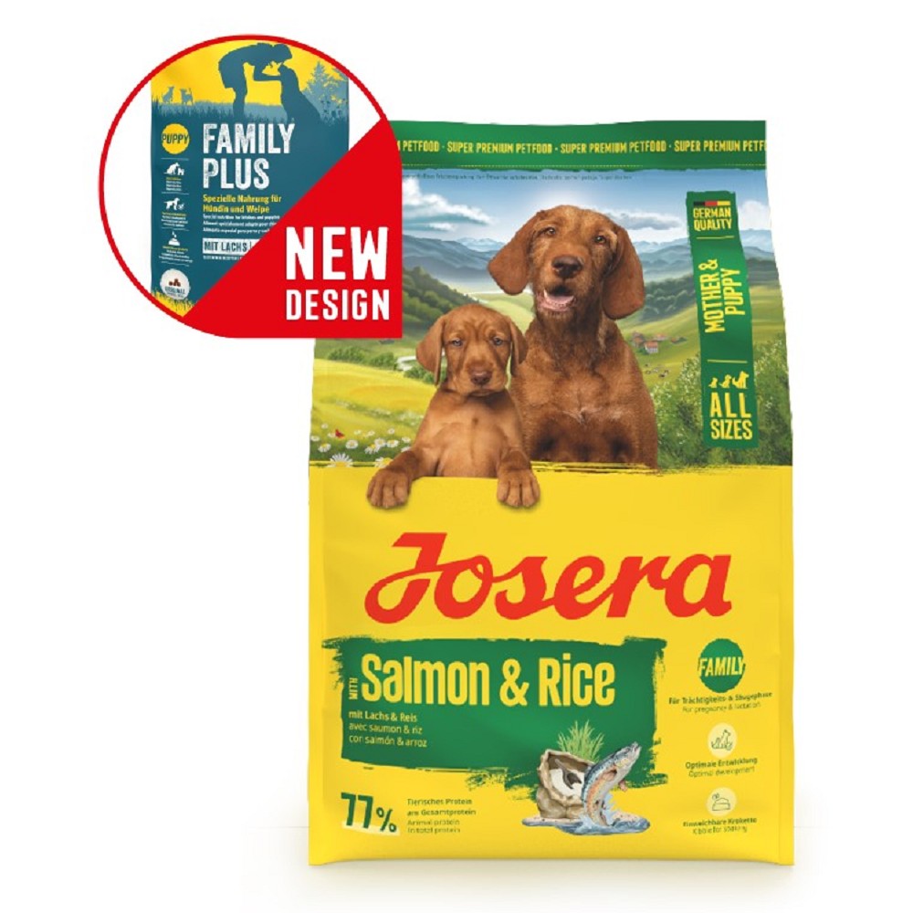 013585_Josera_puppy_Salmon_Rice_kombin Josera 3kg A/S Mother & Puppy with Salmon & Rice dog - Obrázek 1
