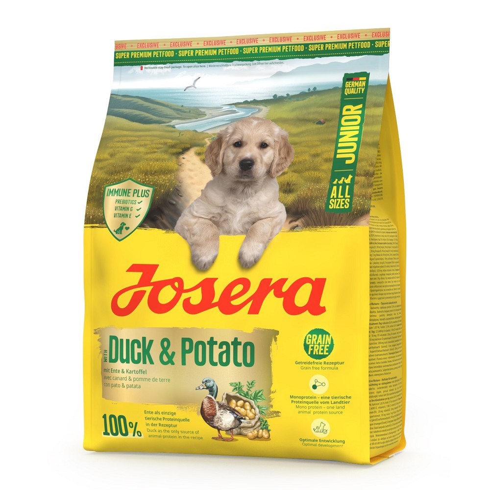 013617_Junior_AS_Duck_Potato_3kg_profil Josera 3kg* A/S Junior with Duck & Potato dog - Obrázek 1