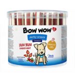 Bow Wow tyč Jerky snack Yum Yum smoked meat 1450g/35ks dog