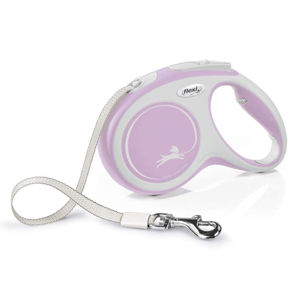 083371 Flexi New Comfort M pásek 5 m do 25 kg růžová/pásek - Obrázek 1