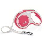 Flexi New Comfort S pásek 5 m do 15 kg červená/pásek