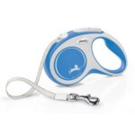 Flexi New Comfort S pásek 5 m do 15 kg modrá/pásek
