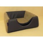 Bouda hranatá 40x40x28cm hnědá - Obrázek 2