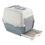 Toaleta krytá - Cathy Clever & Smart 58x45x48cm bílá/šedá - Obrázek 2