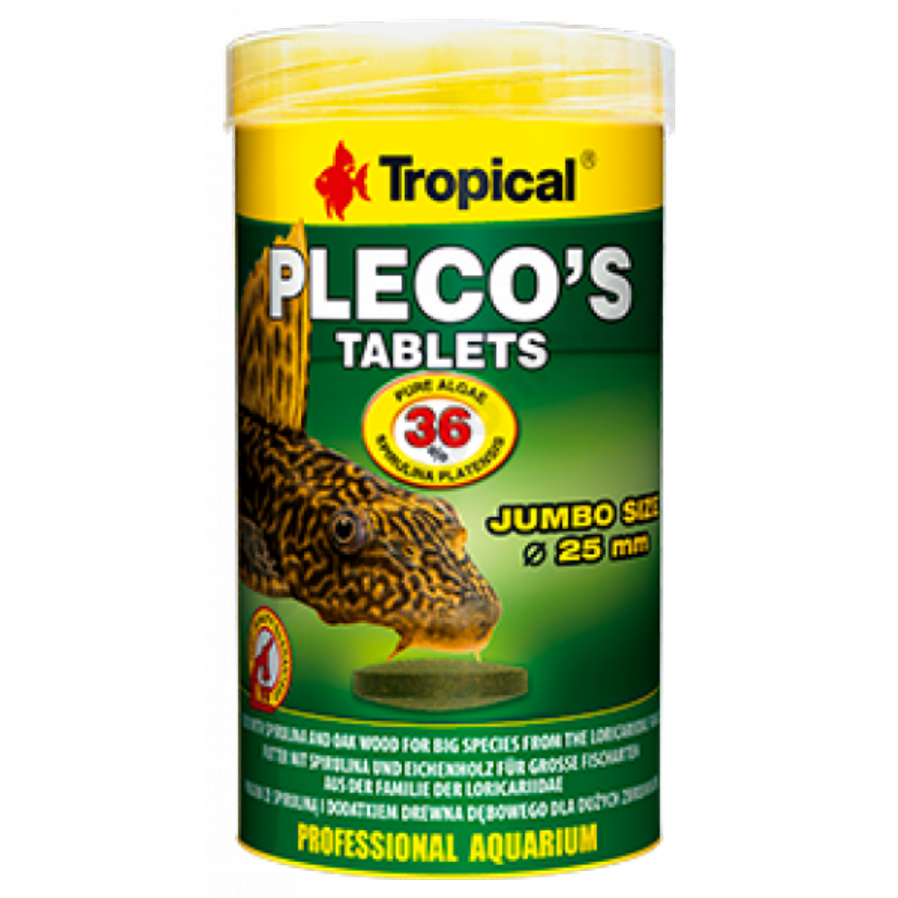 400_499 Tropical Pleco´s Tablets Jumbo size 50ml /30g - Obrázek 1