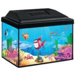 Akvarijní sada  Splash 30cm/12 l s LED  osvětlením 3W - černý kryt  AKCE