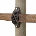 Izolátor pro elektrický ohradník plochý, pro pásku do 40 mm, na hřebík, vrut - 10 ks - Obrázek 3