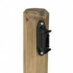 Izolátor k elektrickému ohradníku rohový plochý pro pásku do 40 mm, na hřebík nebo vrut - 10 ks - Obrázek 3