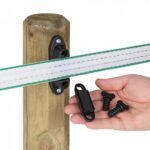 Izolátor k elektrickému ohradníku rohový plochý pro pásku do 40 mm, na hřebík nebo vrut - 10 ks - Obrázek 6