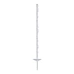 Sloupek plastový pro elektrický ohradník, délka 105 cm, 8 oček, bílý