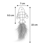 Hračka pro kočky ryba s catnipem Flamingo Vinta - Obrázek 2