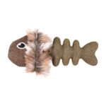 Hračka pro kočky z lisovaného catnipu Flamingo ryba