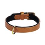 Kožený obojek Flamingo Laybo Cognac - Obrázek 2