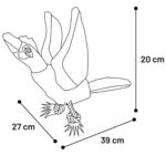 Pískací Bažant Wingo s provazem Flamingo - Obrázek 3