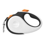 Reedog Senza Premium samonavíjecí vodítko S 15kg / 5m páska / bílé s oranžovou - Obrázek 2