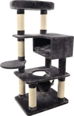 Flamingo Škrabadlo strom Evan Dark grey