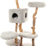 Flamingo Škrabadlo strom pro kočky Yuna White