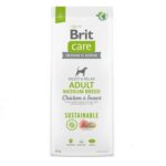 Brit Care Dog Sustainable Adult Medium Breed Chicken & Insect 12 kg
