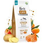Brit Care Dog Grain-free Senior & Light Salmon 12 kg - Obrázek 2