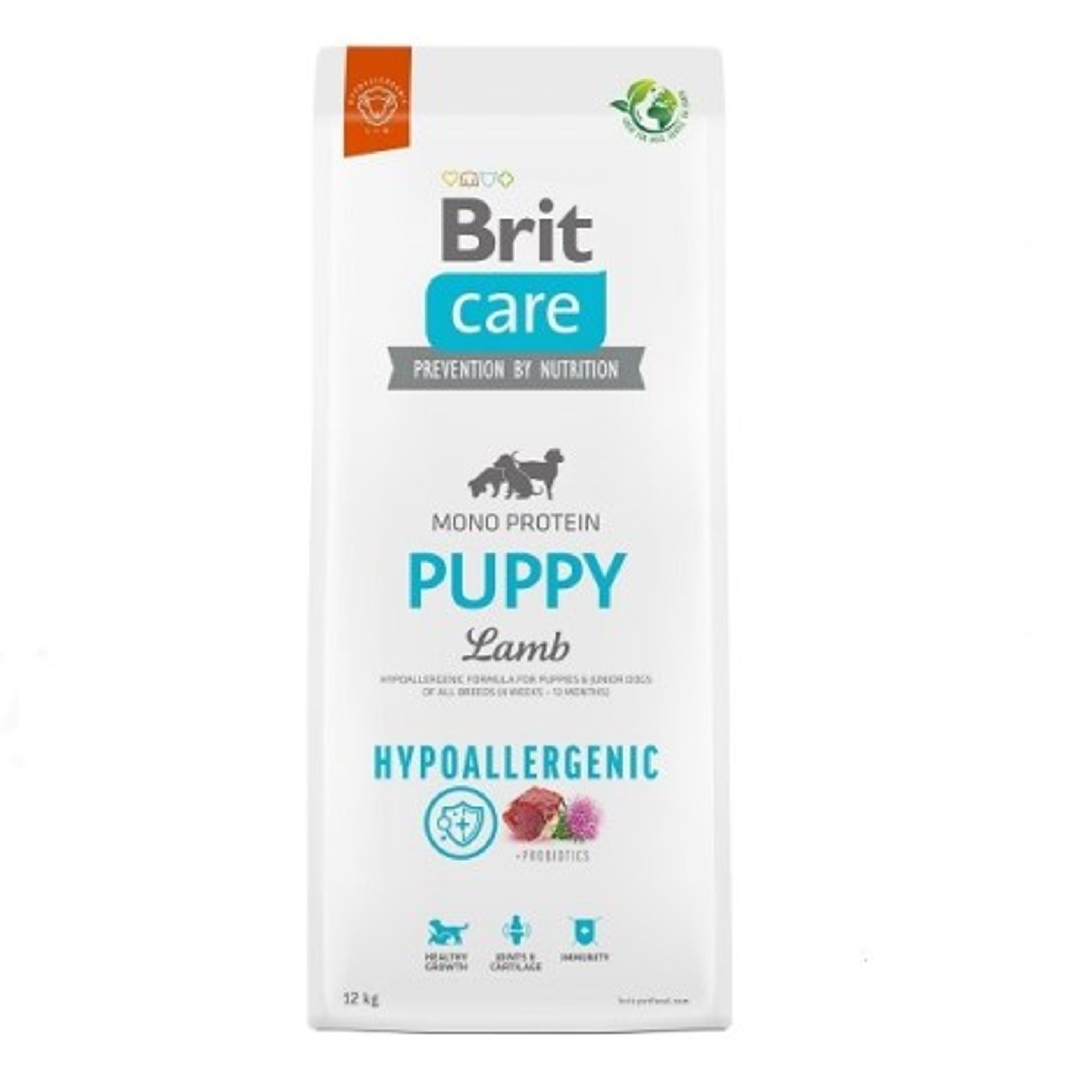 458780 Brit Care Dog Hypoallergenic Puppy Lamb 12 kg - Obrázek 1