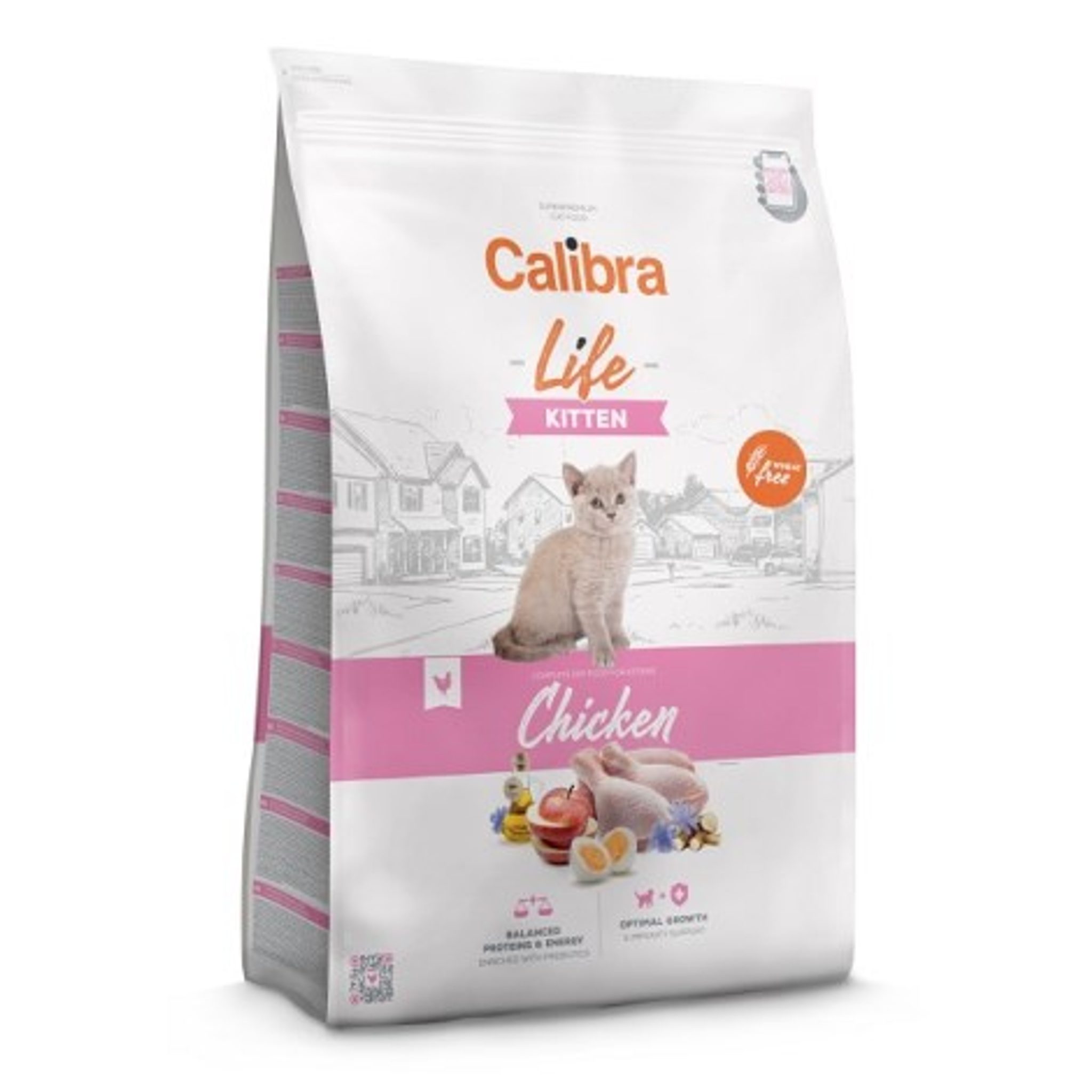 460024 Calibra Cat Life Kitten Chicken 6 kg - Obrázek 1