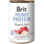Brit konzerva Mono Protein Lamb & Brown Rice 400 g