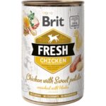 Brit Fresh Dog konzerva Chicken with Sweet Potato 400 g