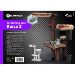 Flamingo Škrabací strom Raisa 2 Brown & Grey - Obrázek 3