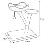 Flamingo škrabací strom Carlito Beige - Obrázek 3